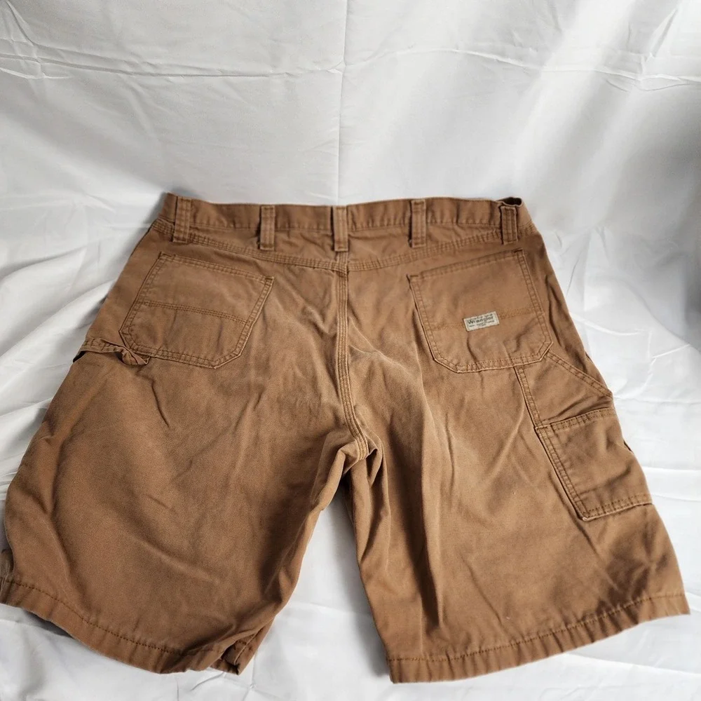 Wrangler Mens‎ Carpenter Shorts Brown Size 42 100% Cotton